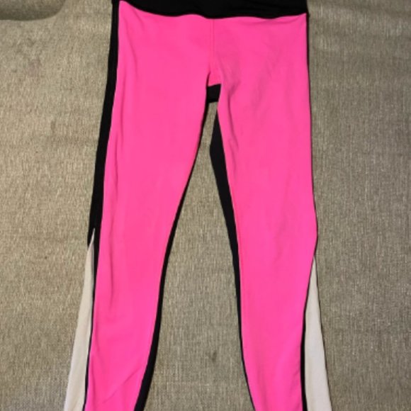 Lululemon Run Pace Tight Pinkalicious Black Parfait Pink SMALL 4 - Picture 2 of 3